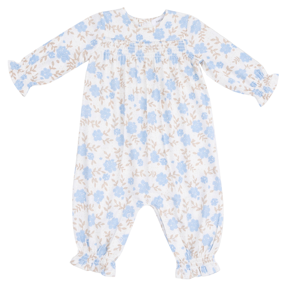 Smocked Romper - HoneyBug