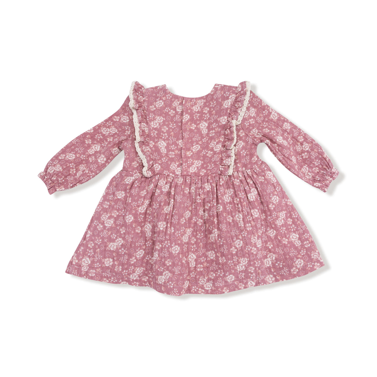 Ruffle Long Sleeve Bubble with Skirt - HoneyBug