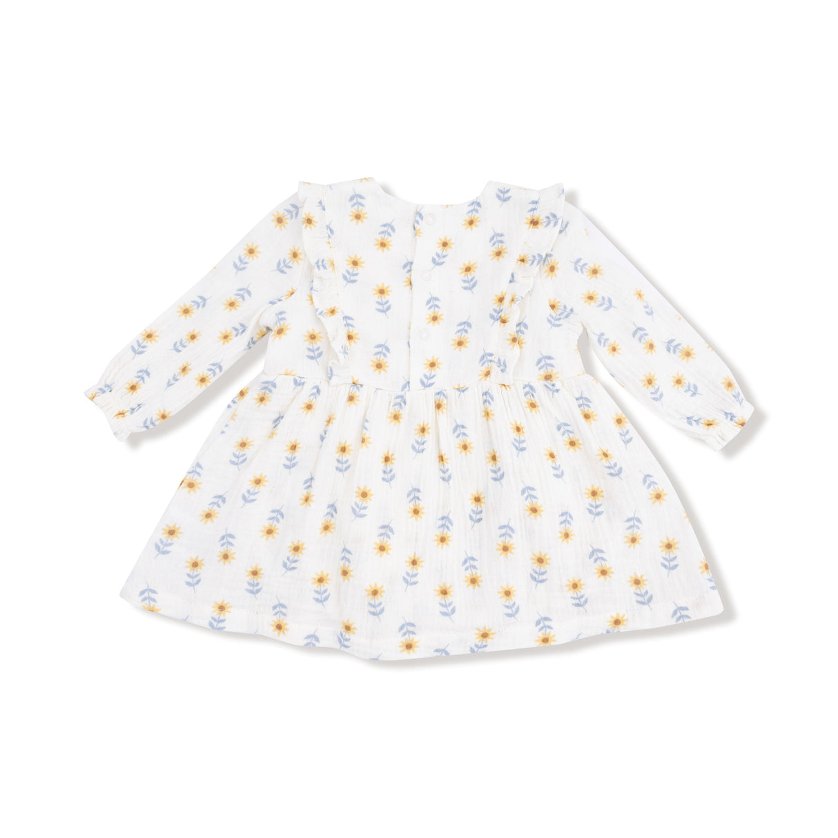 Ruffle Long Sleeve Bubble with Skirt - HoneyBug