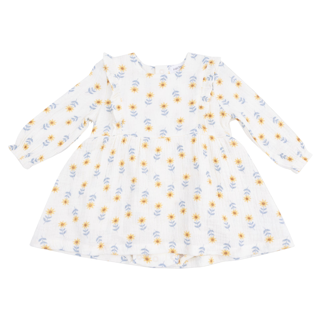 Ruffle Long Sleeve Bubble with Skirt - HoneyBug