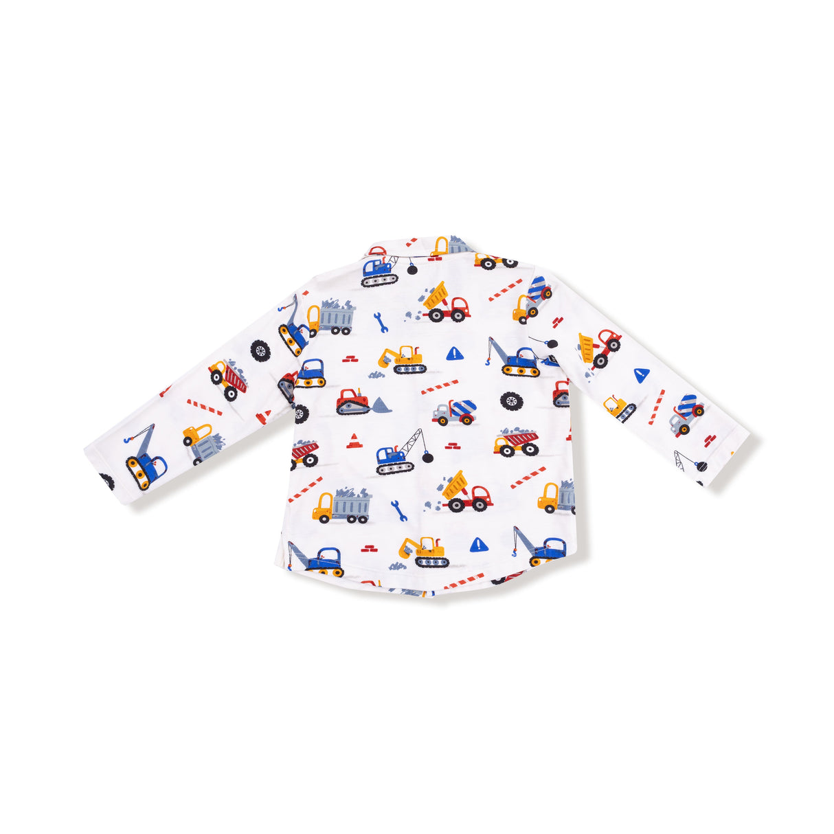 Long Sleeve Polo with Full Front Placket - HoneyBug