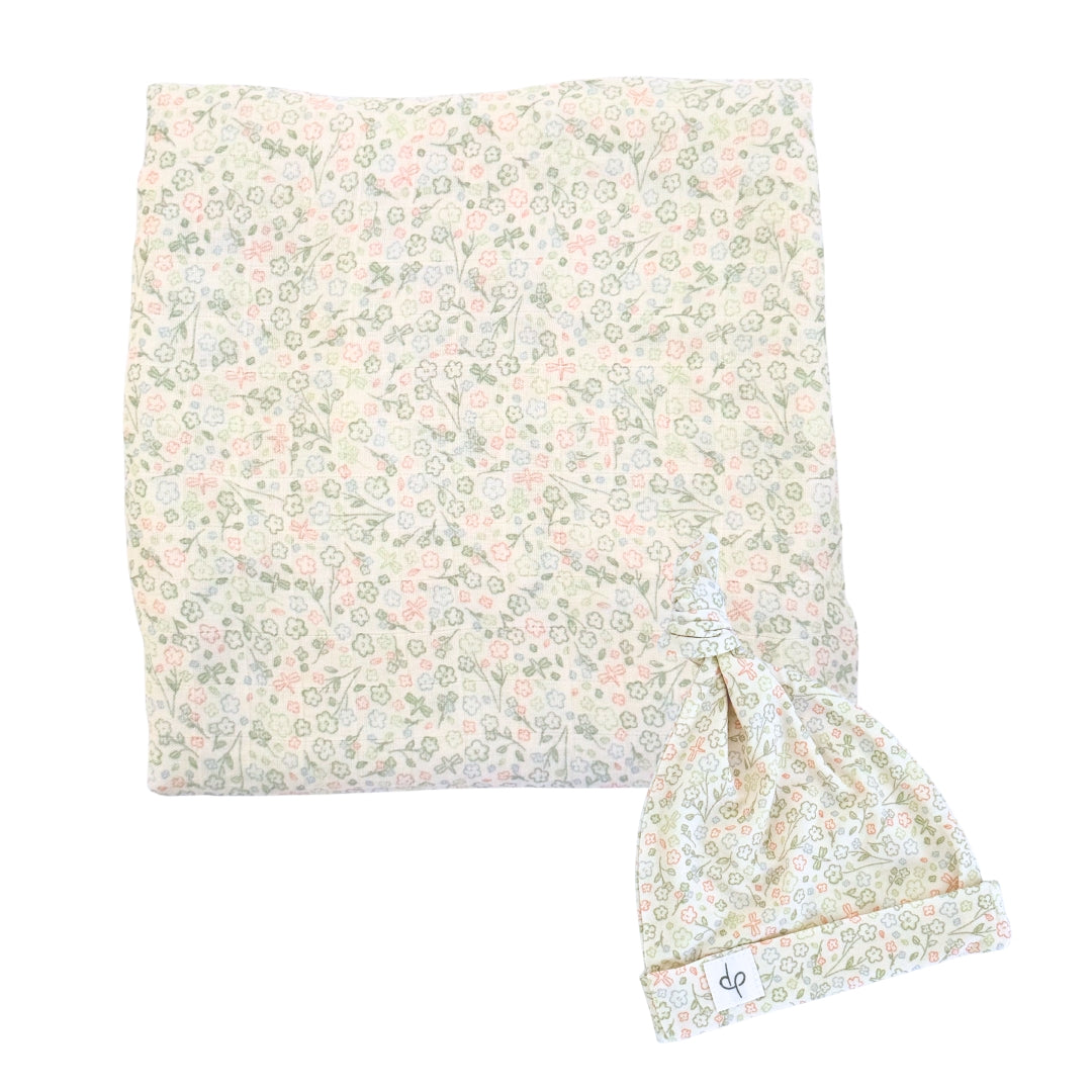 Bamboo Muslin Swaddle Blanket - Butterflies