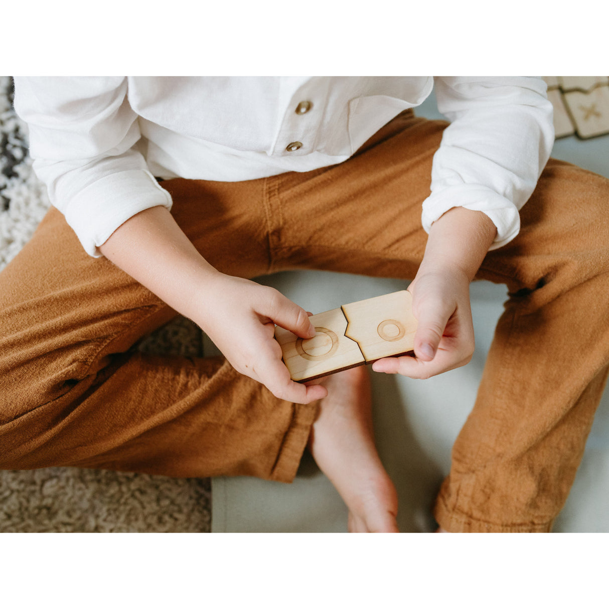 Wooden Alphabet Puzzle • Uppercase & Lowercase Matching Game - HoneyBug