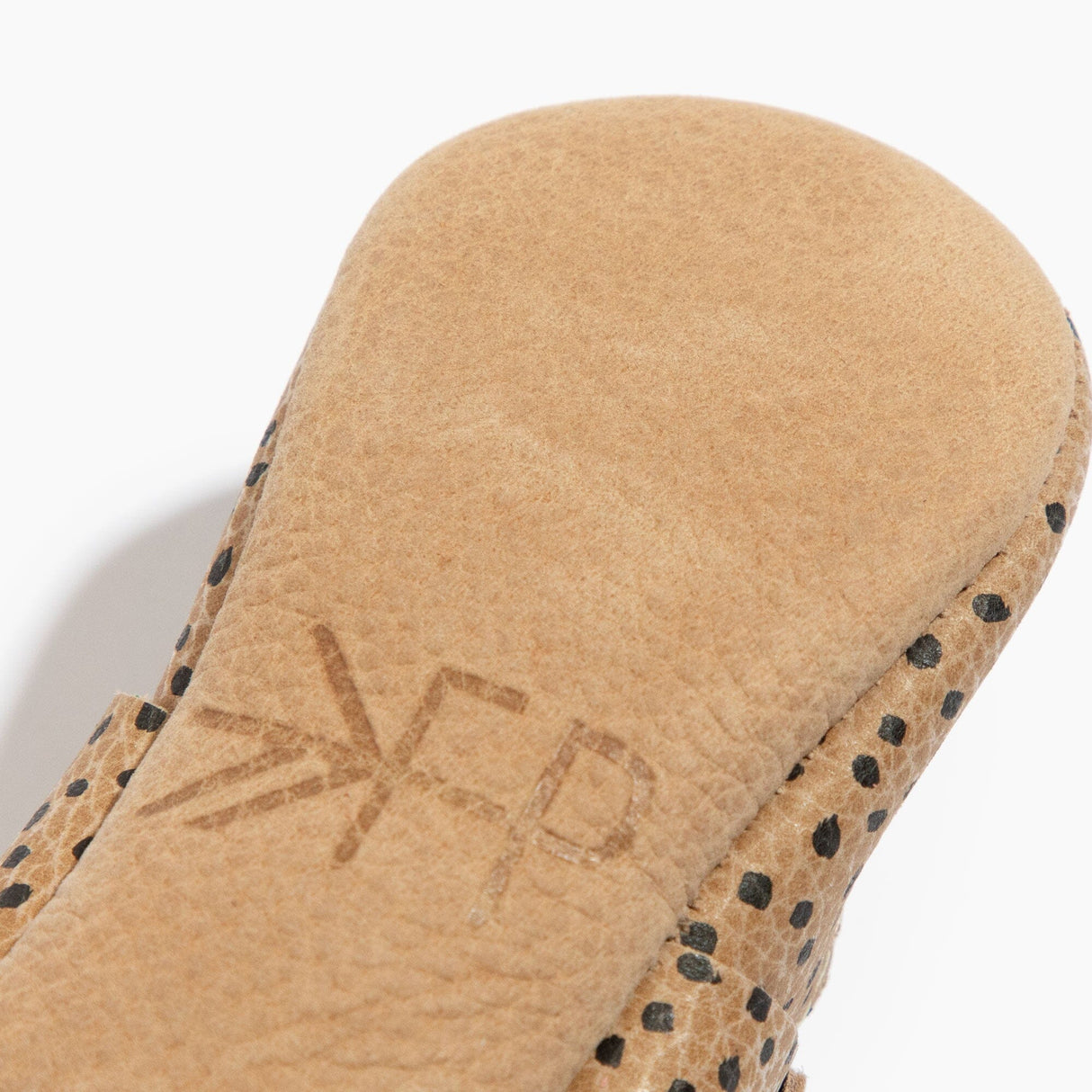 Almond Speckles Mary Jane Baby Shoe - HoneyBug