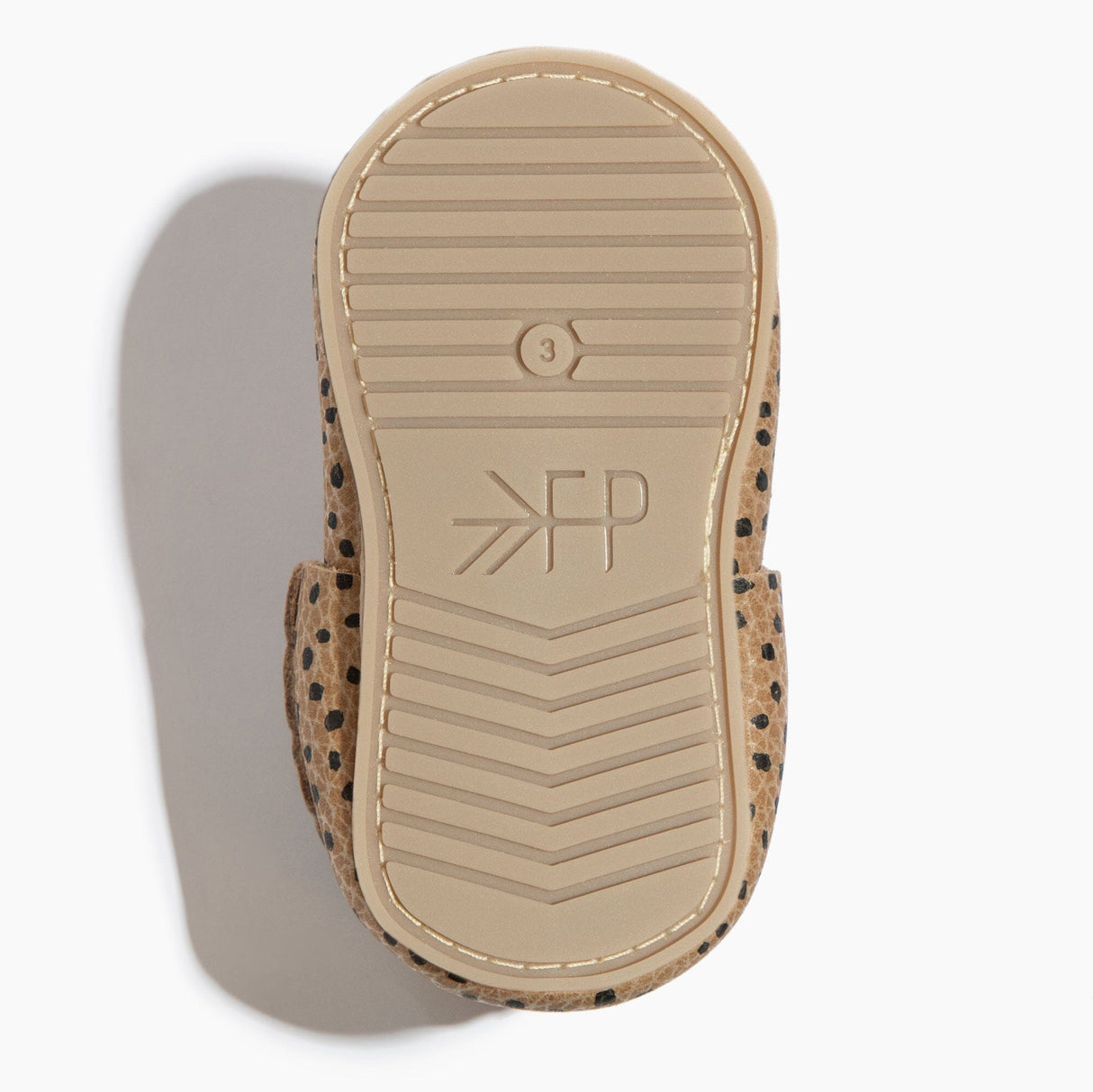 Almond Speckles Mary Jane Baby Shoe - HoneyBug