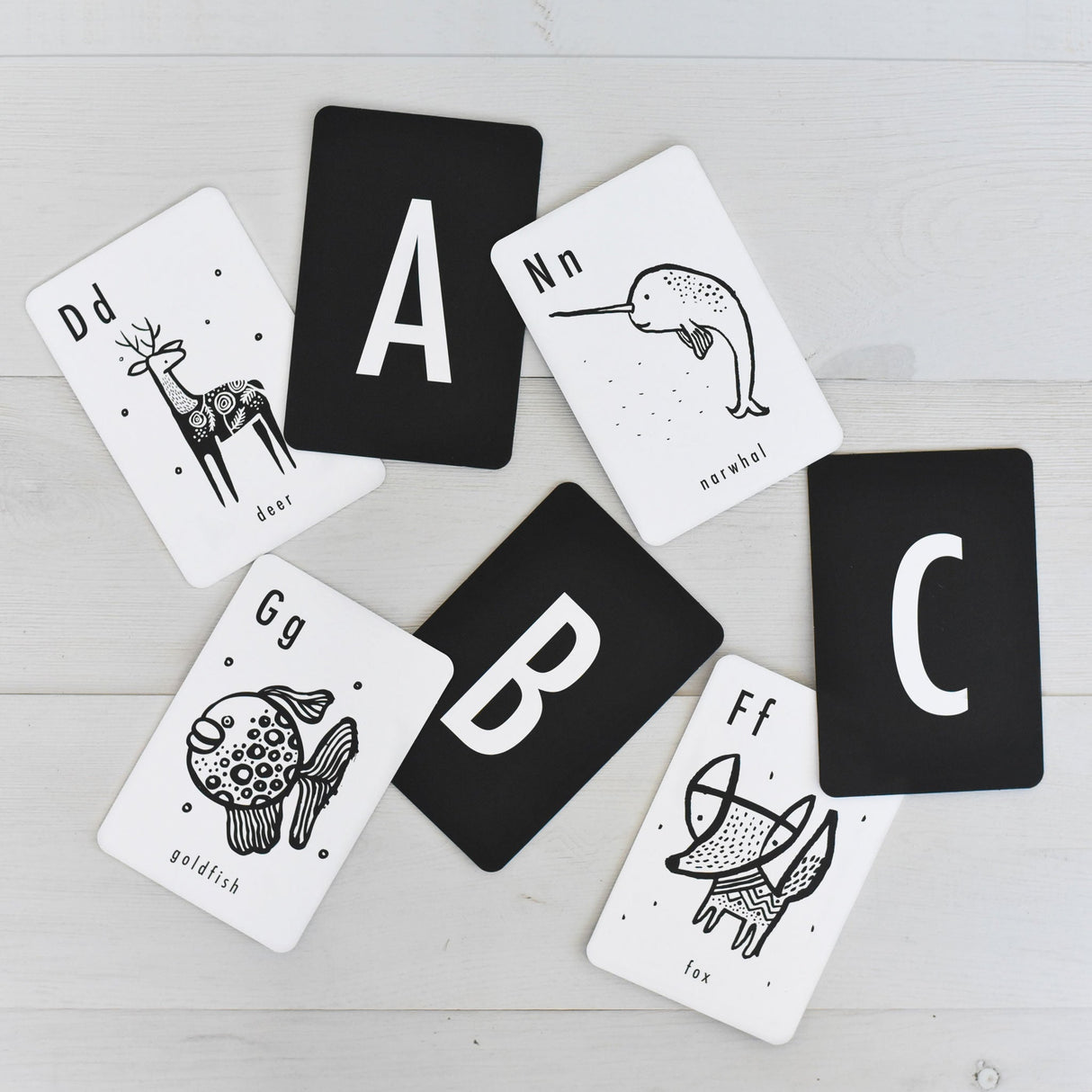 Animal Alphabet Cards - HoneyBug