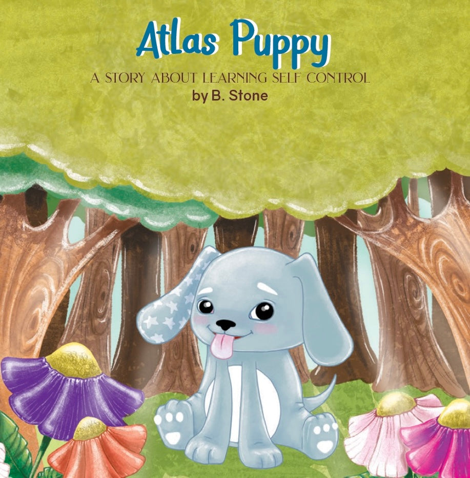 Atlas Puppy Board Book - HoneyBug