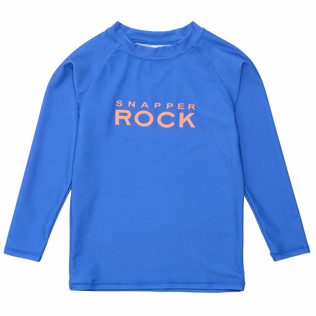 Azure Blue Sustainable LS Rash Top - HoneyBug