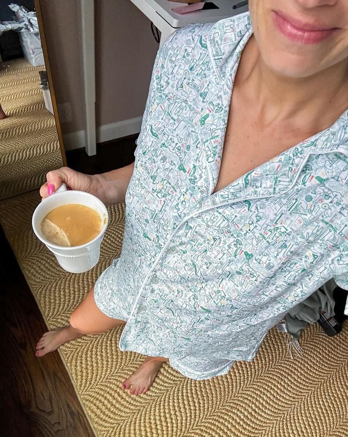 Golf Womenβs Button Front Short Pajama Set - HoneyBug