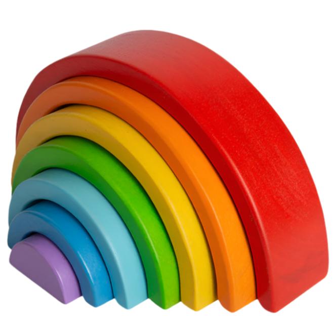 Wooden Stacking Rainbow - Small - HoneyBug