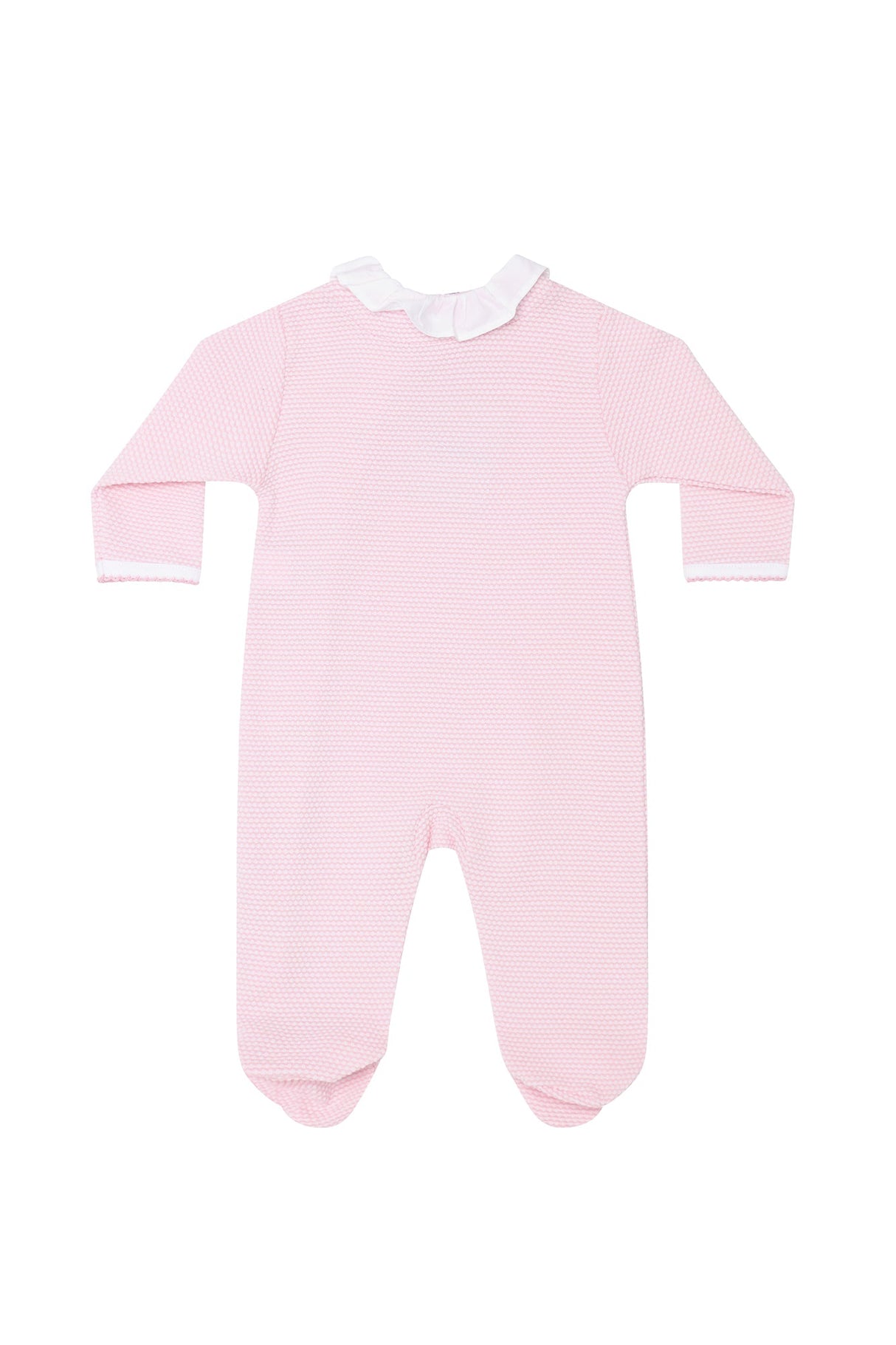 Pink Bubble Crossover Footie - HoneyBug