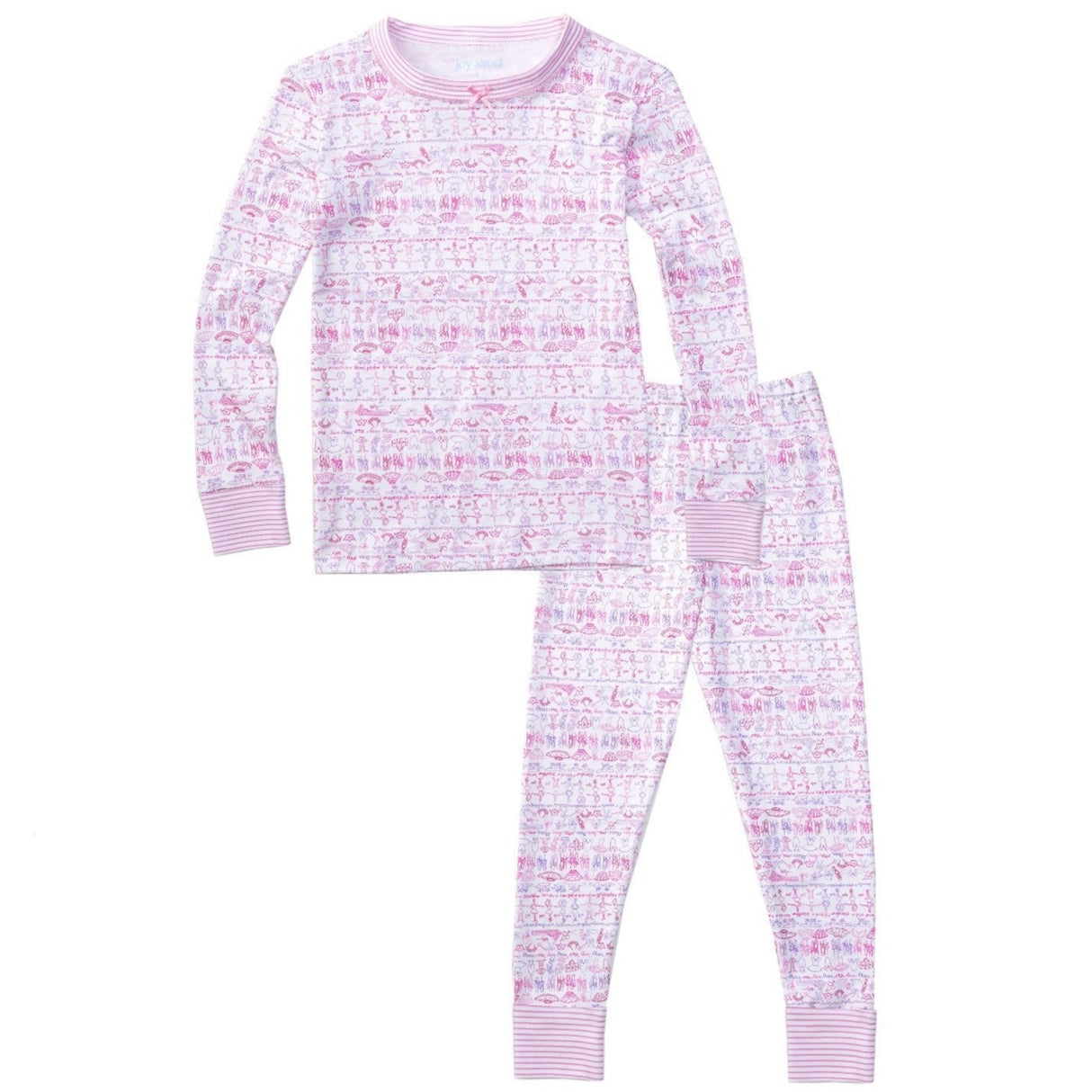 Ballet Two Piece Kids Pajamas - HoneyBug
