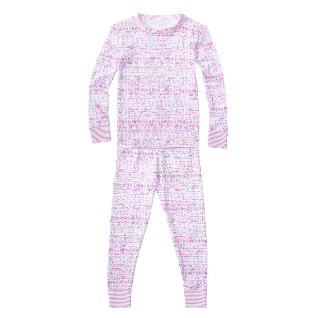 Ballet Two Piece Kids Pajamas - HoneyBug