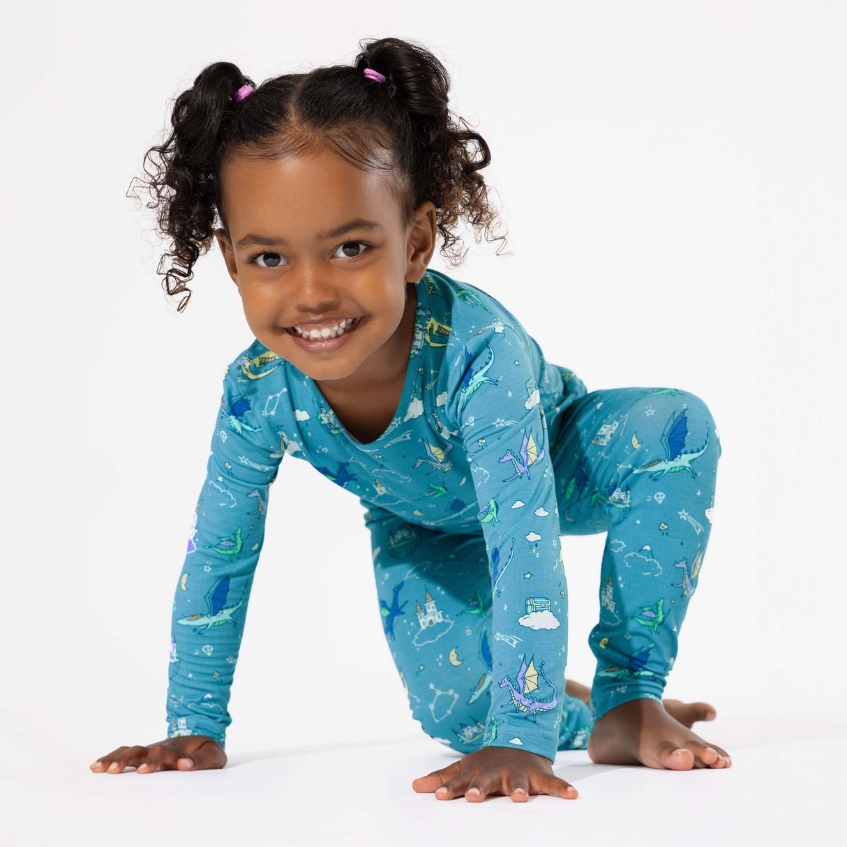 Dragon Dreams Bamboo Kids Pajamas - HoneyBug