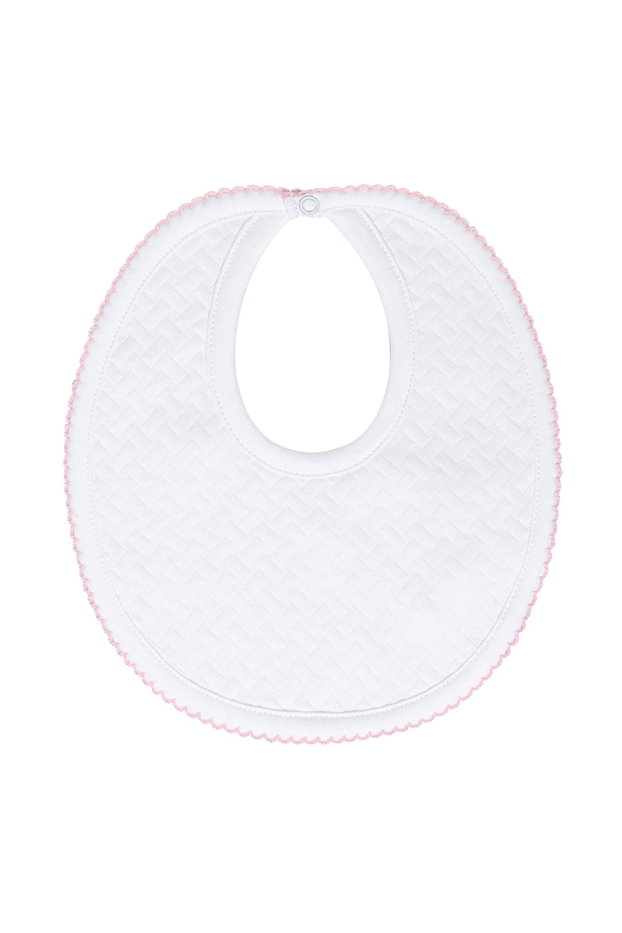 Basket Weave Baby Bib - HoneyBug