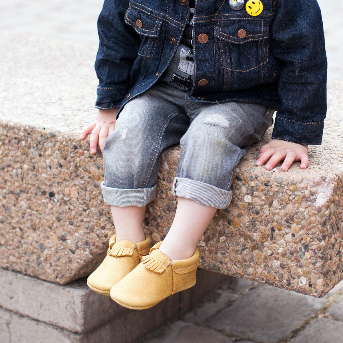 Beehive State City Baby Shoe - HoneyBug