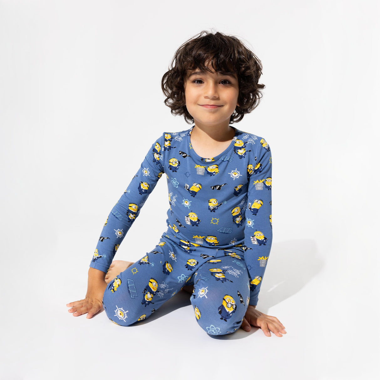 Despicable Me 4: Minions Anti-Villain League Bamboo Kids Pajamas - HoneyBug