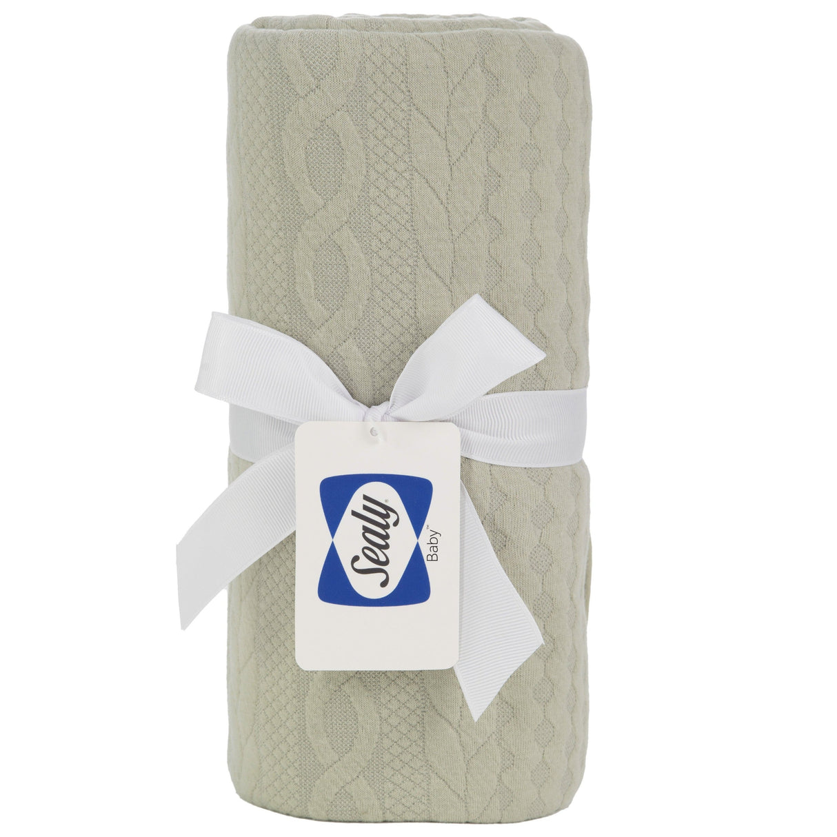 Sealy Baby Knit Blanket - Dusty Olive - HoneyBug