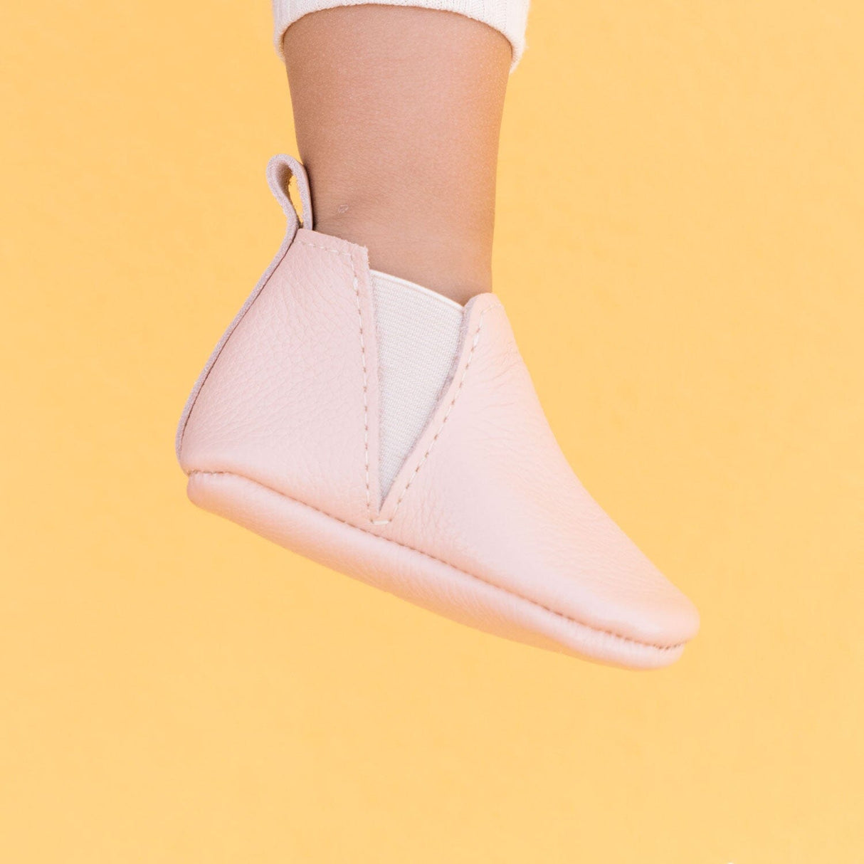 Blush Chelsea Boot Baby Shoe - HoneyBug