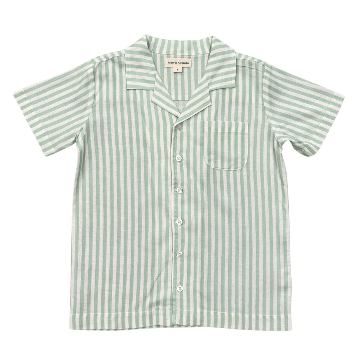 Boy's Linen Button Top