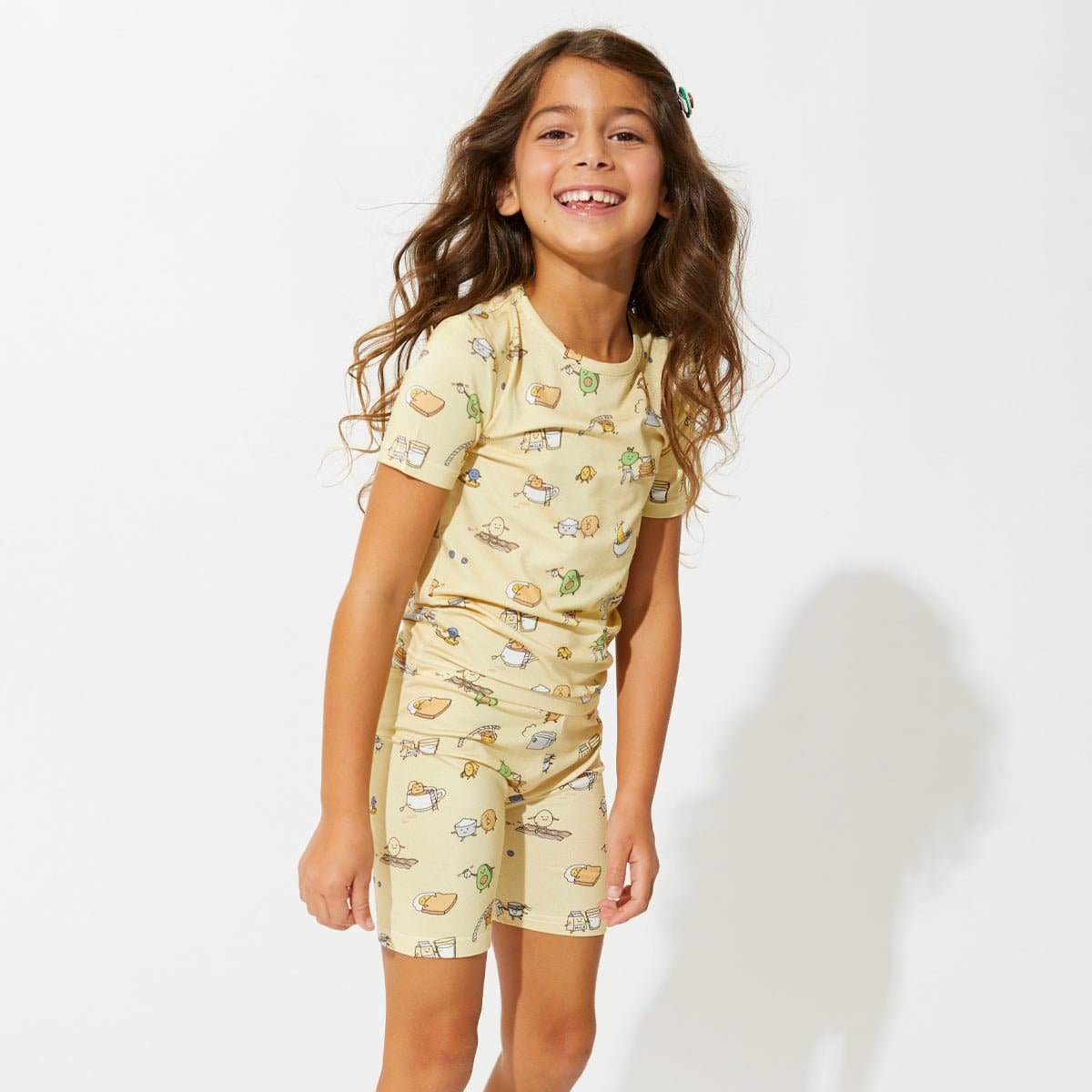 Love You Brunches Bamboo Kids Pajama Short Set - HoneyBug