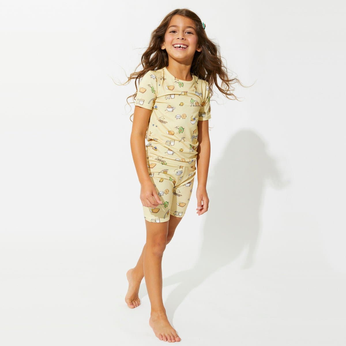 Love You Brunches Bamboo Kids Pajama Short Set - HoneyBug