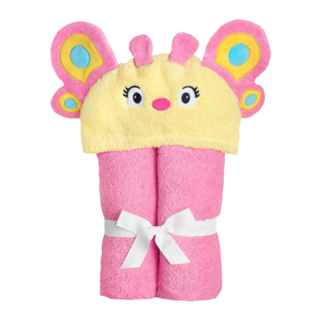 Butterfly Hooded Towel - Toddler - HoneyBug