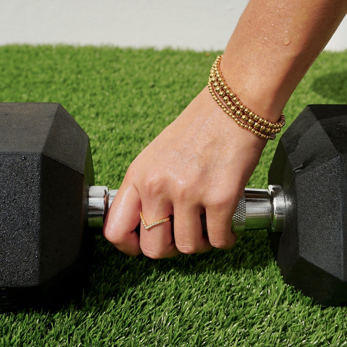 Hadley Dainty Wishbone Ring - HoneyBug