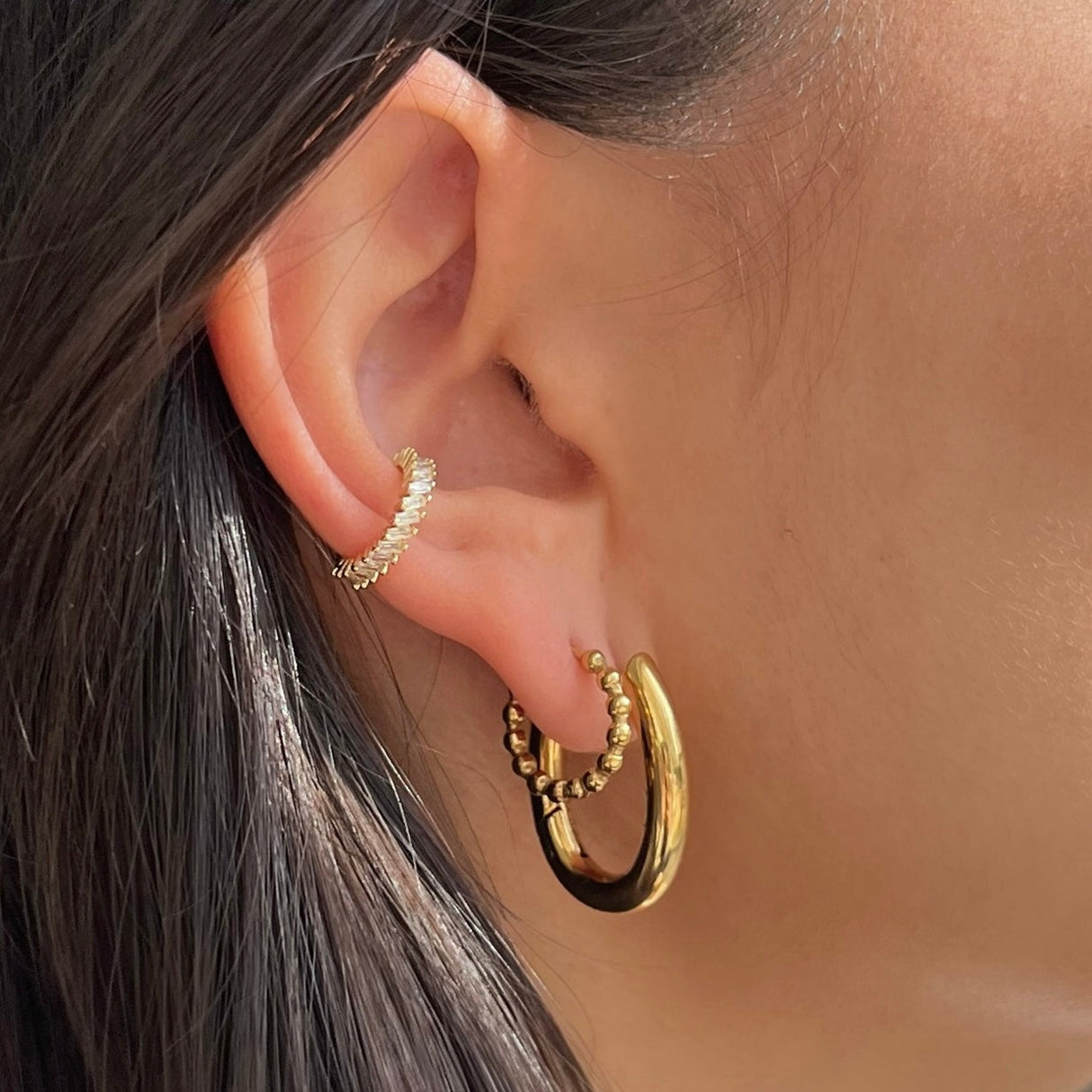 Erin Mini Hoop Earring - HoneyBug