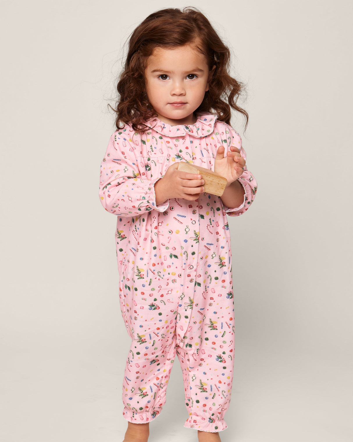 Baby's Twill Madeline Romper in Vintage Sweets - HoneyBug