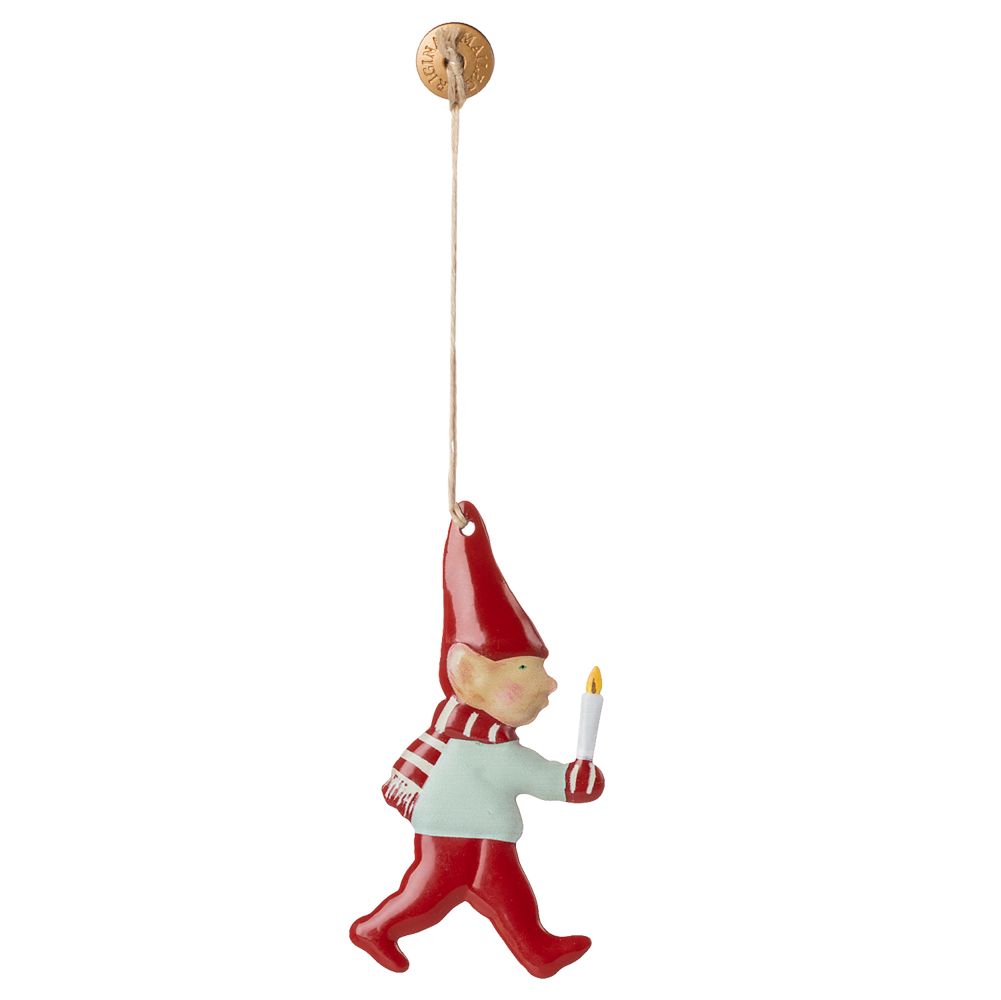 Metal Ornament, Pixy - Candle Light - HoneyBug