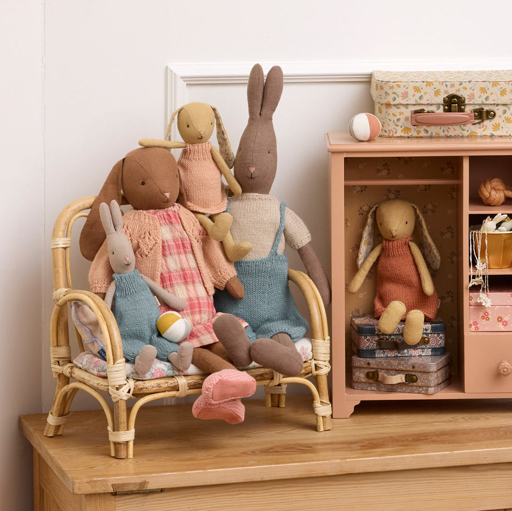 Bunny, Size 2 - Cream yellow - Knitted dress