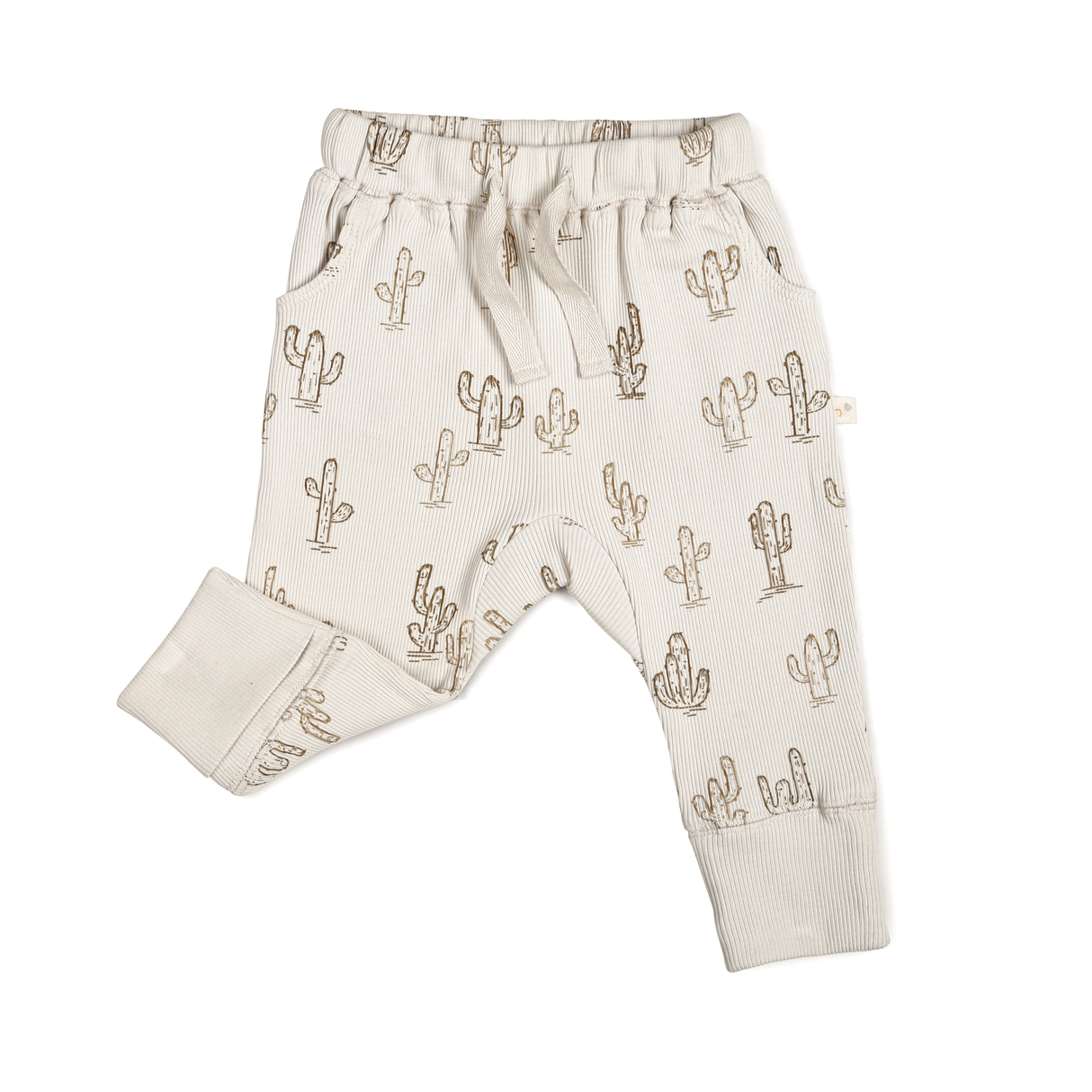 Organic Baby Toddler Harem Pants - Cactus - HoneyBug