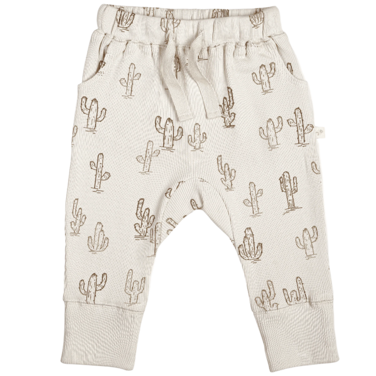 Organic Baby Toddler Harem Pants - Cactus - HoneyBug