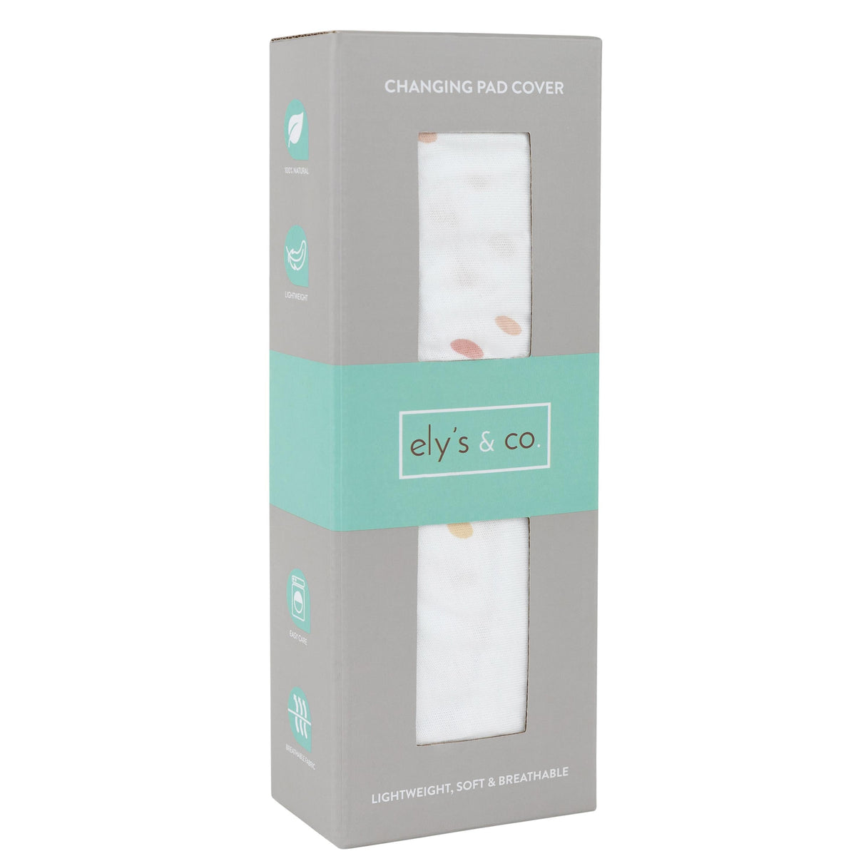 Changing Pad Cover | Cradle Sheet - Dusty Pink Raindrops - HoneyBug