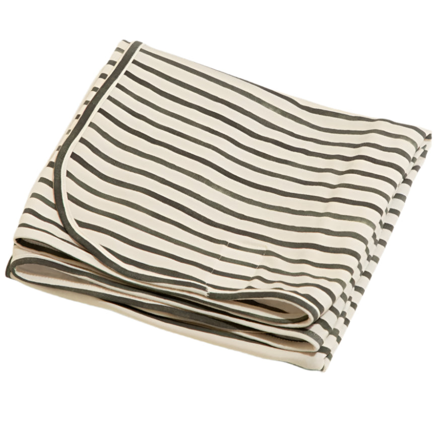 Charcoal Stripes Swaddle II - HoneyBug