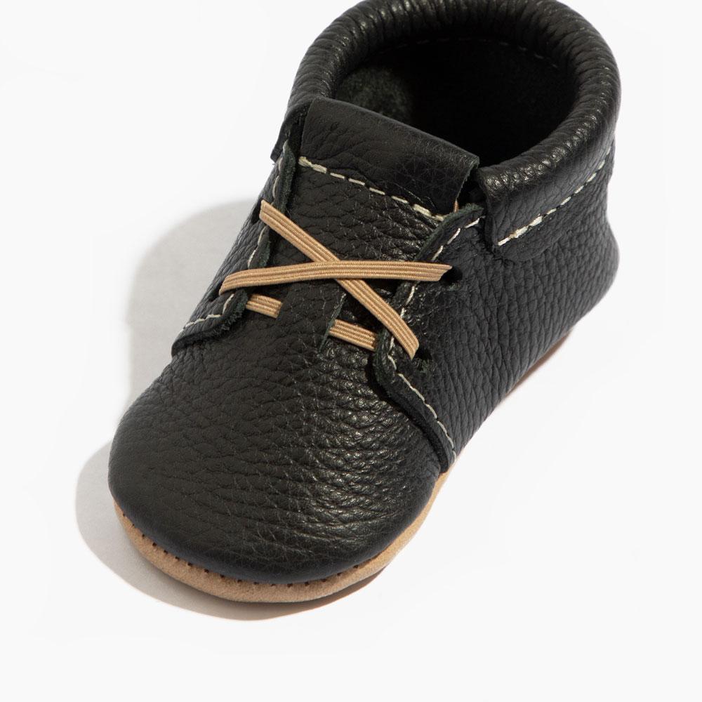 Ebony Oxford Baby Shoe - HoneyBug