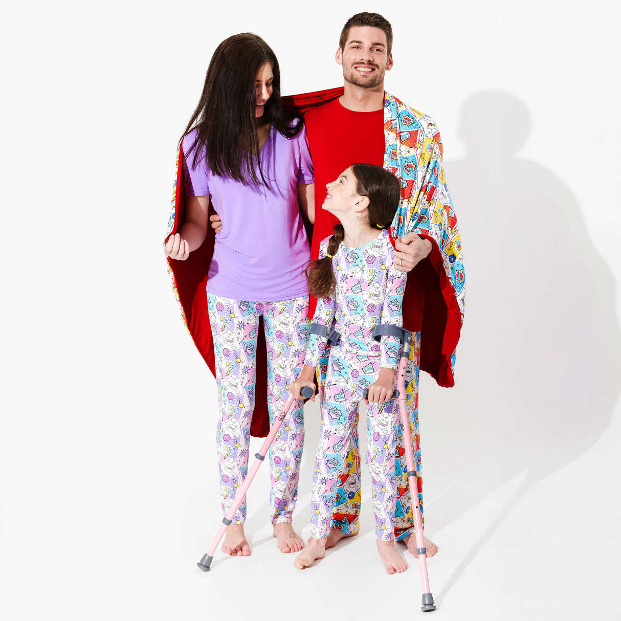 Comic Hero Bamboo Men's Pajama Set - HoneyBug