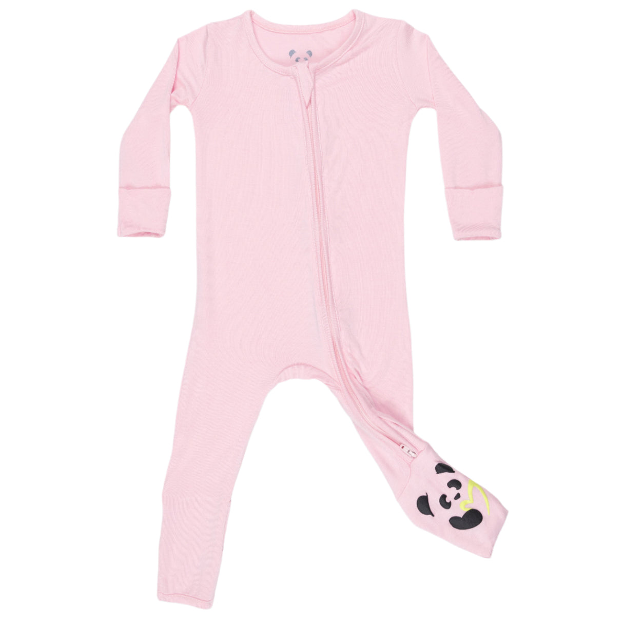 Blush Pink Bamboo Convertible Footie - HoneyBug