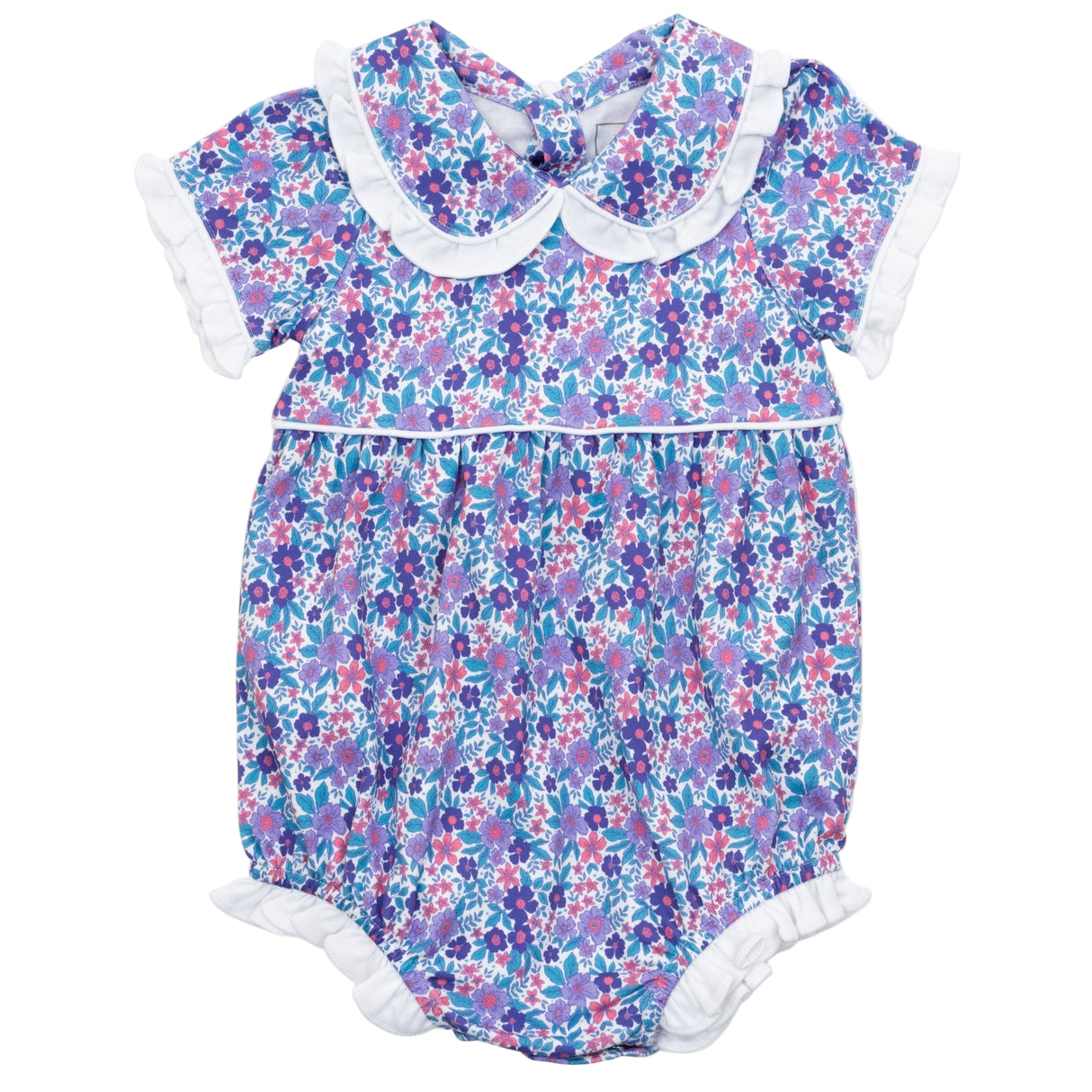 Council Girls' Bubble - Blackberry Floral - HoneyBug