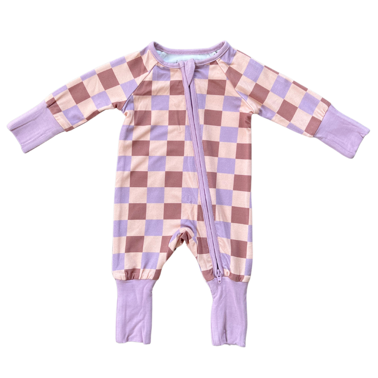 Long Sleeve Zip Romper - HoneyBug