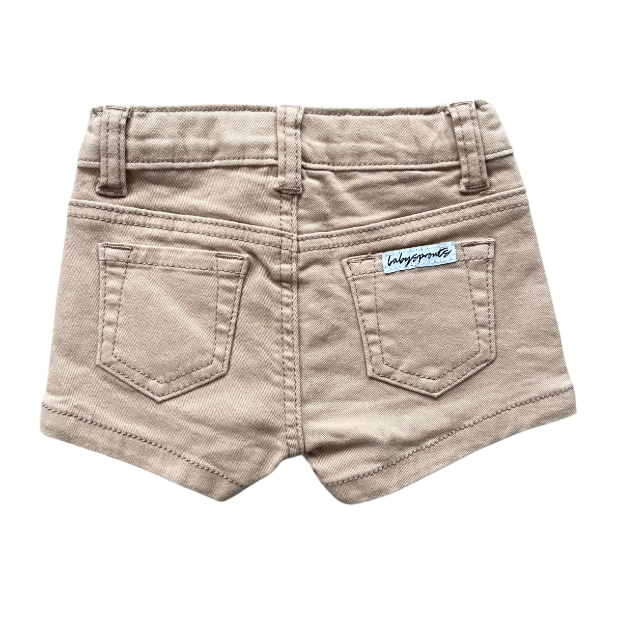 Girl's Twill Shorts - HoneyBug