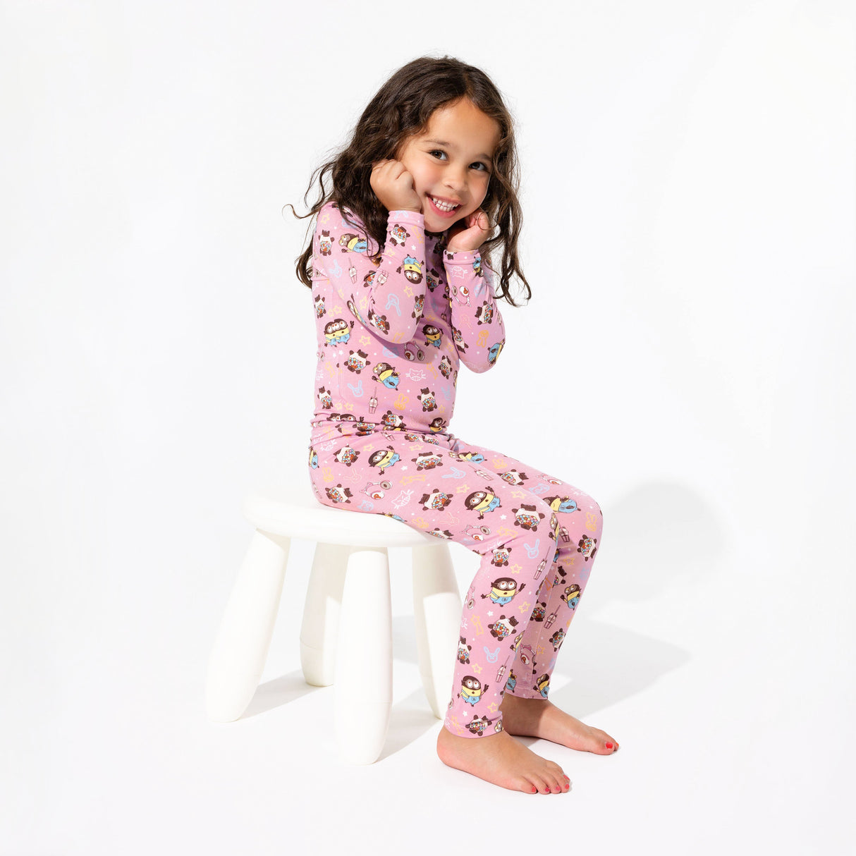 Despicable Me 4: Minions Always Popping Bamboo Kids Pajamas - HoneyBug