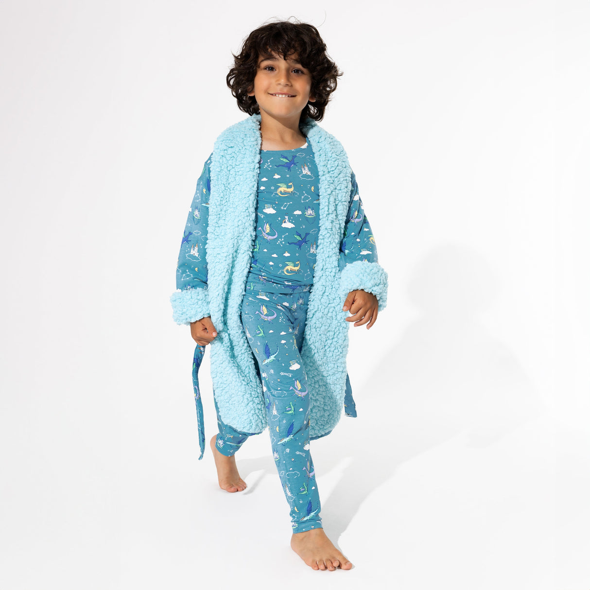 Dragon Dreams Bamboo Kids Pajamas - HoneyBug