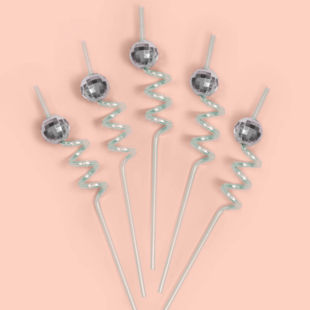 It's Disco, Baby! Straws - 16 reusable straws
