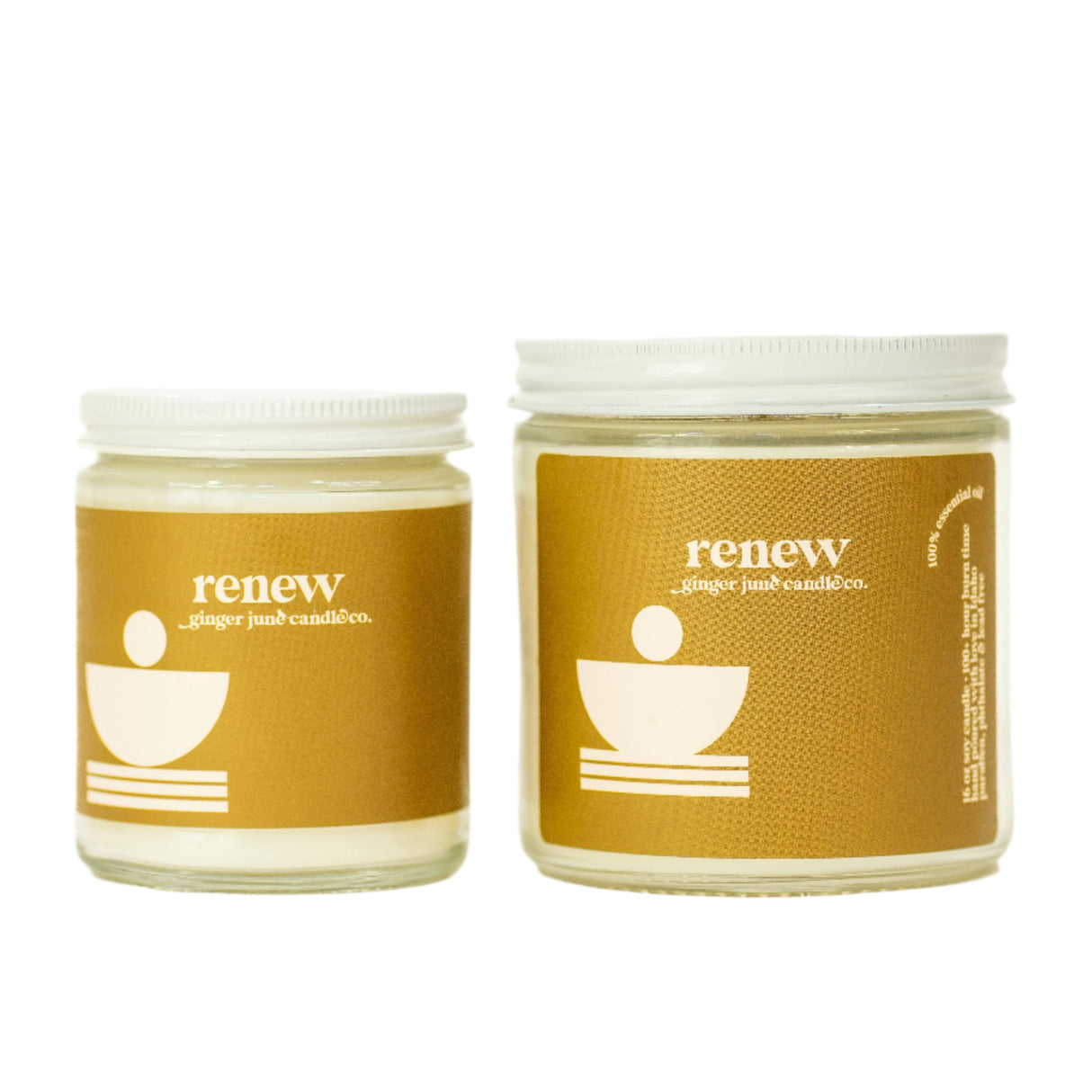 Renew • 100% Essential Oil Soy Candle - HoneyBug
