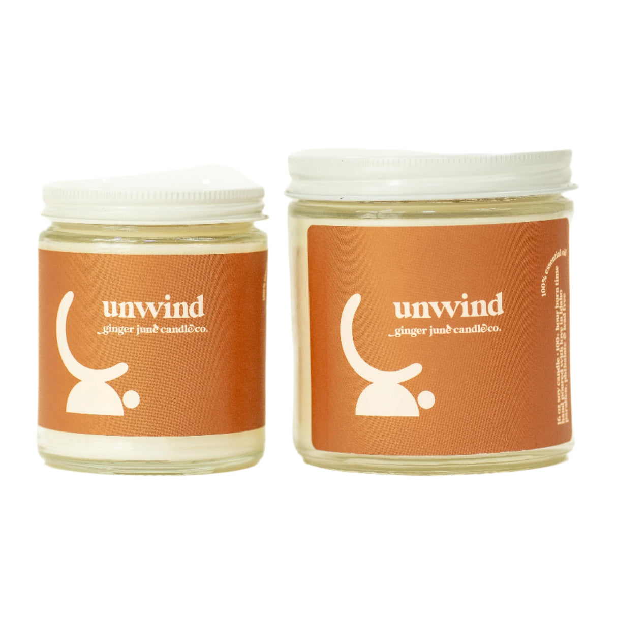 Unwind • 100% Essential Oil Soy Candle - HoneyBug