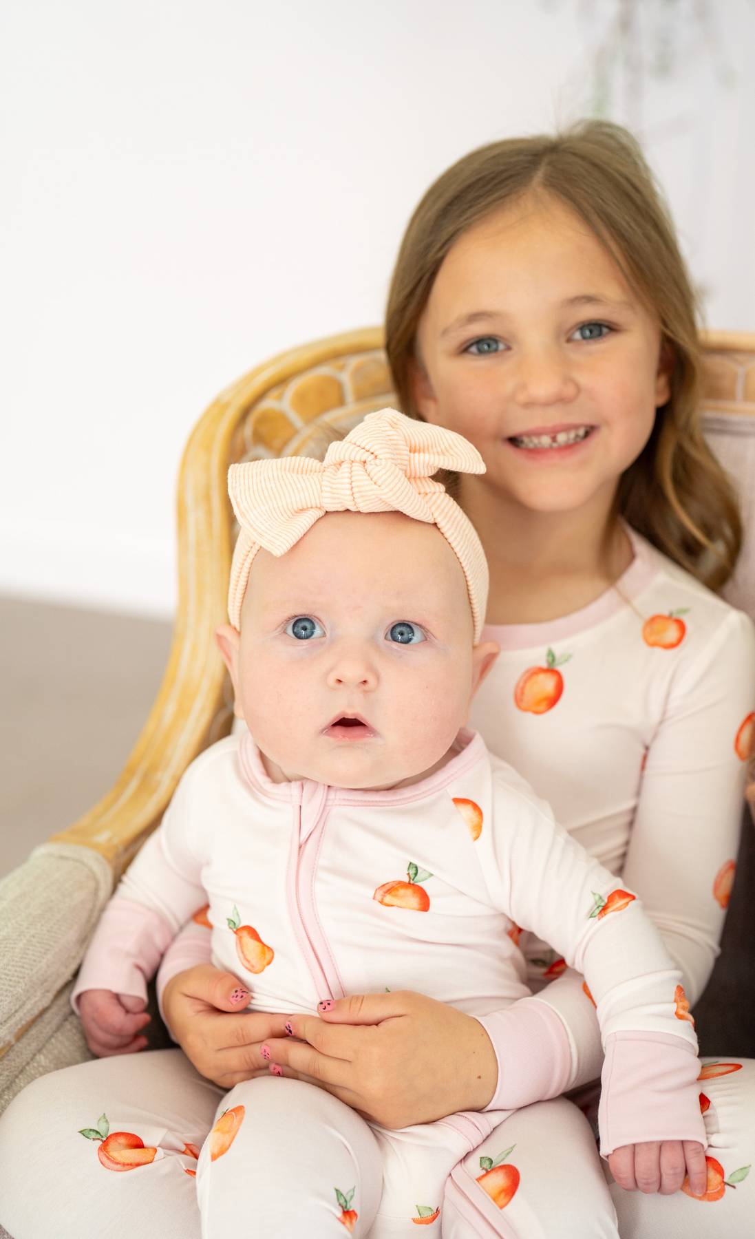 Sweet Peach | Two Piece Pajama Set - HoneyBug