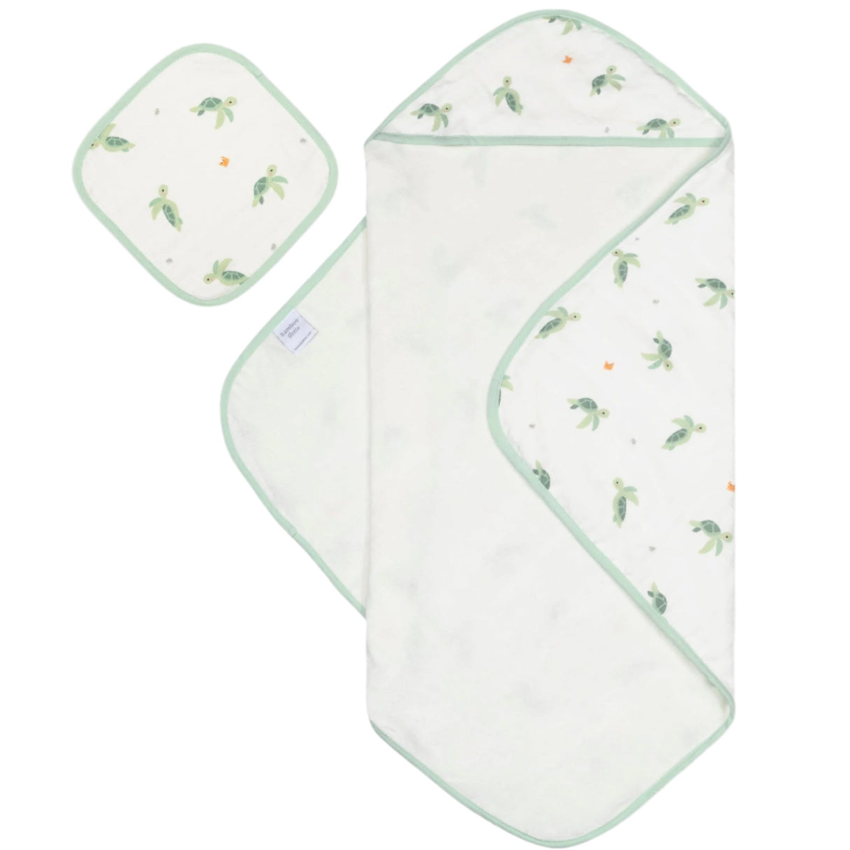 Turtle Hooded Towel Set - HoneyBug