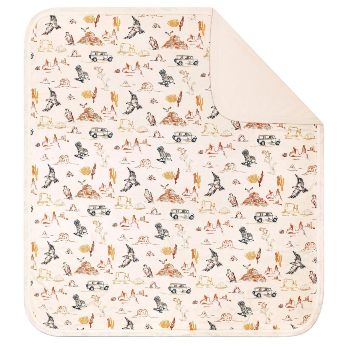 Bamboo Blend Baby Blanket - Canyon - HoneyBug